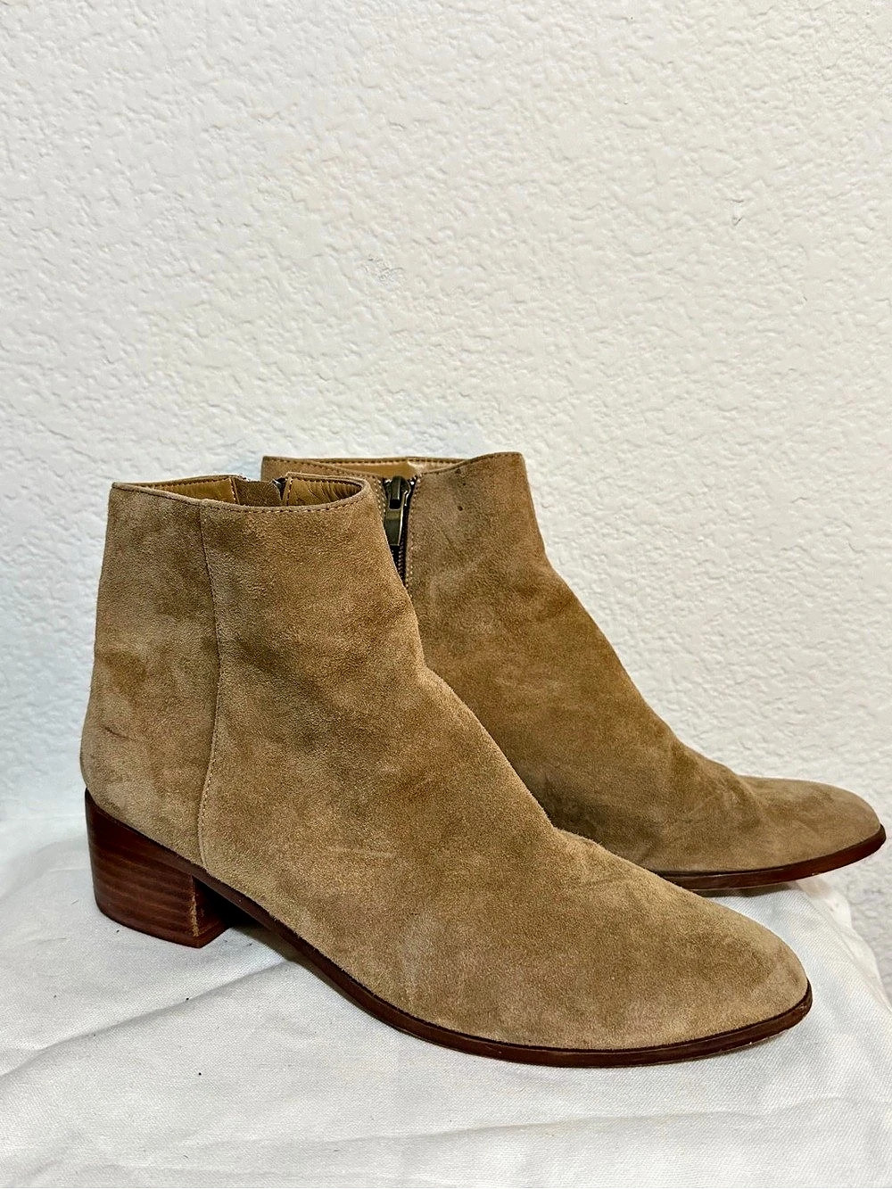 JCREW Brown Suede Ankle Boots S 6.5